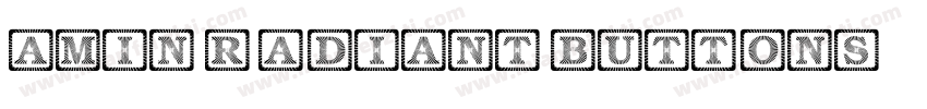 Amin Radiant Buttons字体转换